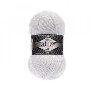 55 Пряжа Alize Superlana Midi білий