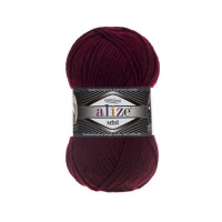 57 Пряжа Alize Superlana Midi бордовий