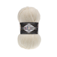 62 Пряжа Alize Superlana Midi молочний