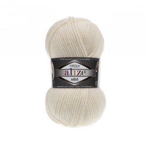 62 Пряжа Alize Superlana Midi молочний