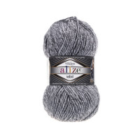 801 Пряжа Alize Superlana Midi сірий жаспе