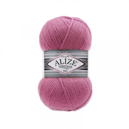 178 Пряжа Alize Superlana Tig рожевий