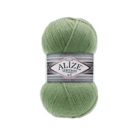 852 Пряжа Alize Superlana Tig зелений