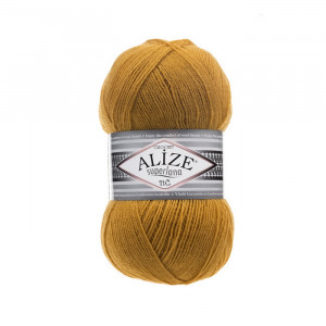 2 Пряжа Alize Superlana Tig темно-жовтий