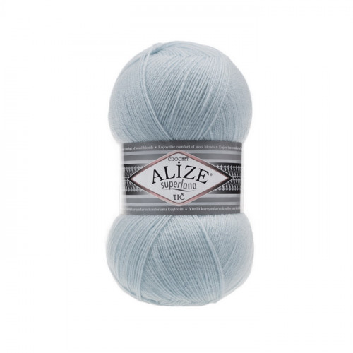 514 Пряжа Alize Superlana Tig зимове небо