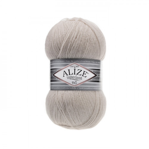 599 Пряжа Alize Superlana Tig слонова кістка