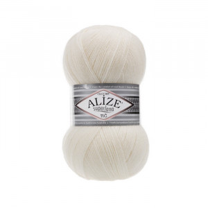 62 Пряжа Alize Superlana Tig молочний