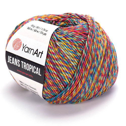 612 Пряжа YarnArt Jeans Tropical
