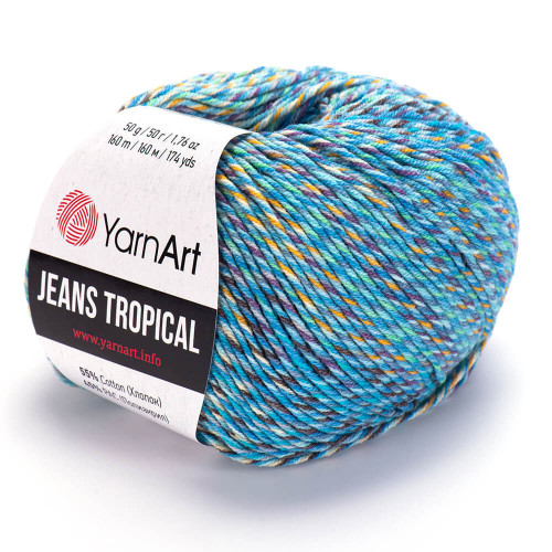 614 Пряжа YarnArt Jeans Tropical