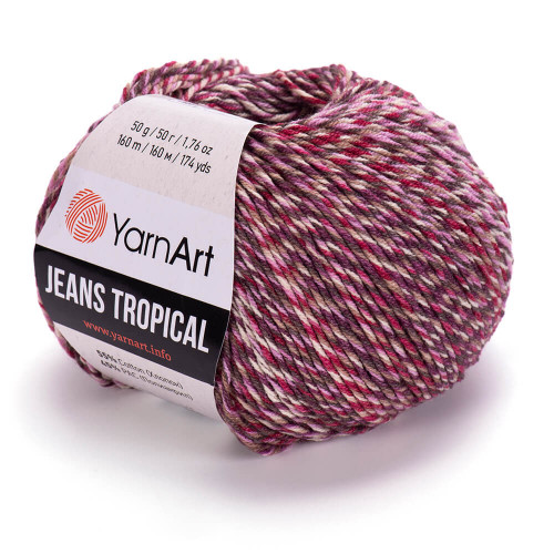 619 Пряжа YarnArt Jeans Tropical