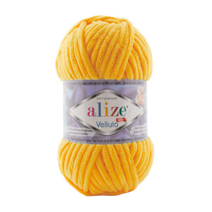 216 Пряжа Alize Velluto жовтий