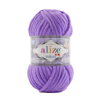 43 Пряжа Alize Velluto лаванда