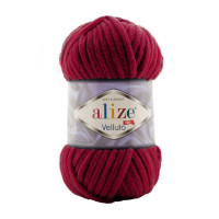 107 Пряжа Alize Velluto вишня