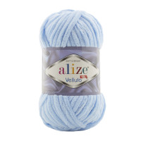 218 Пряжа Alize Velluto блакитний