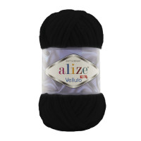 60 Пряжа Alize Velluto чорний