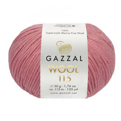 3322 Пряжа Gazzal Wool 115