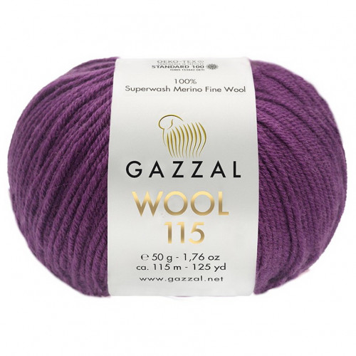 3324 Пряжа Gazzal Wool 115