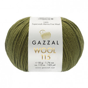 3327 Пряжа Gazzal Wool 115