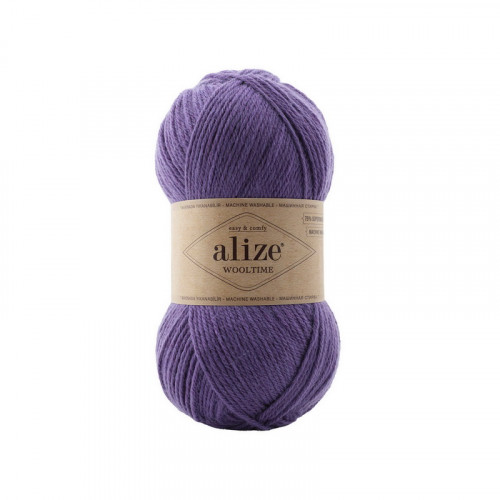235 Пряжа Alize Wooltime фіолетовий