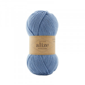 432 Пряжа Alize Wooltime синій