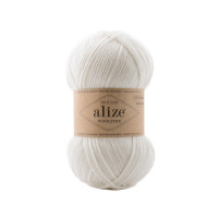 55 Пряжа Alize Wooltime білий