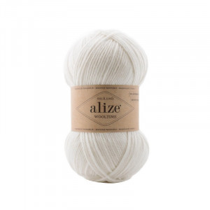 55 Пряжа Alize Wooltime білий