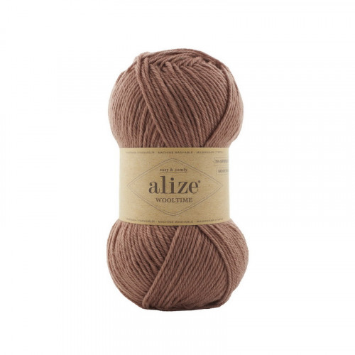 581 Пряжа Alize Wooltime рожевий шоколад