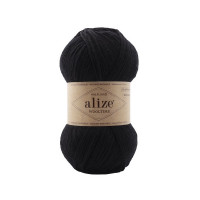 60 Пряжа Alize Wooltime чорний