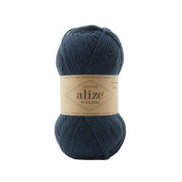 846 Пряжа Alize Wooltime синій