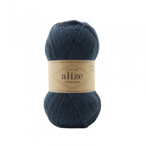 846 Пряжа Alize Wooltime синій